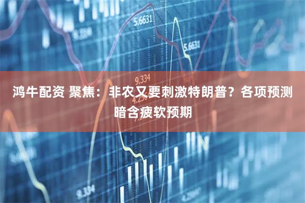 鸿牛配资 聚焦：非农又要刺激特朗普？各项预测暗含疲软预期